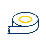 Rotolo di nastro adesivo resistente