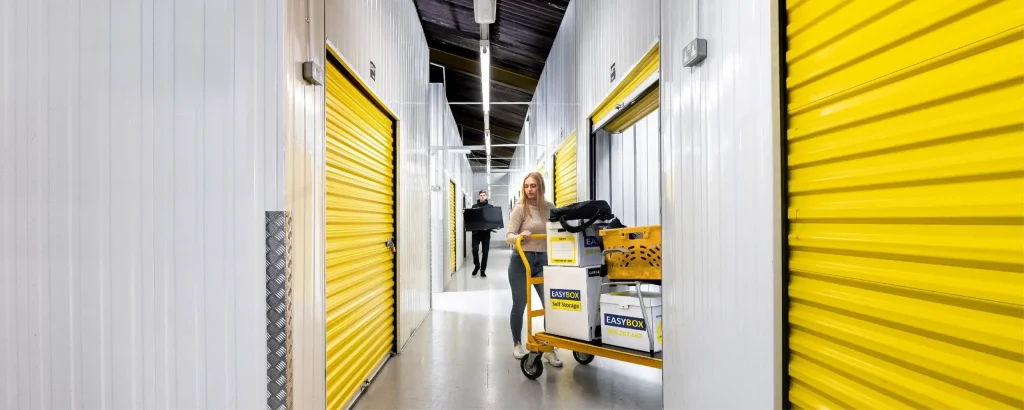 Customers at EasyBox Self Storage